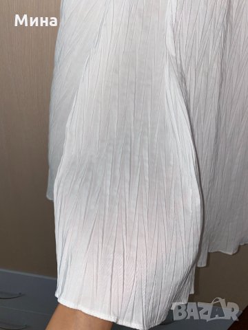 Бяла рокля Zara, снимка 2 - Рокли - 34109387