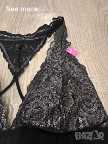 Victoria's Secret бюстие с блясък S, снимка 4 - Корсети, бюстиета, топове - 50841238