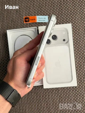 КАТО НОВ❗️iPhone 17 Pro Silver🔥 ГАРАНЦИЯ❗️256GB⚠️, снимка 6 - Apple iPhone - 55932166