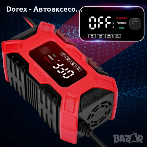 Автоматично Smart  Импулсно Зарядно за Акумулатор 12V 6A, снимка 5 - Аксесоари и консумативи - 53616671