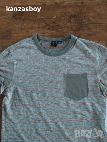 g-star felor reg stripe pkt r t - страхотна мъжка тениска, снимка 2 - Тениски - 41324619