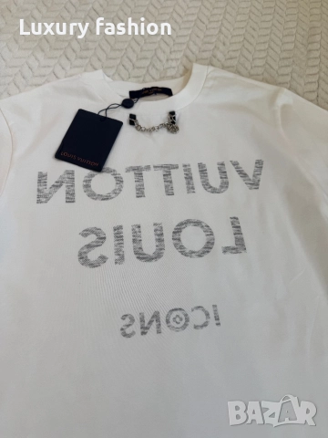 Дамска тениска Louis Vuitton, снимка 5 - Тениски - 52876070