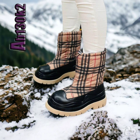 дамски боти louis vuitton burberry, снимка 2 - Дамски боти - 51429018