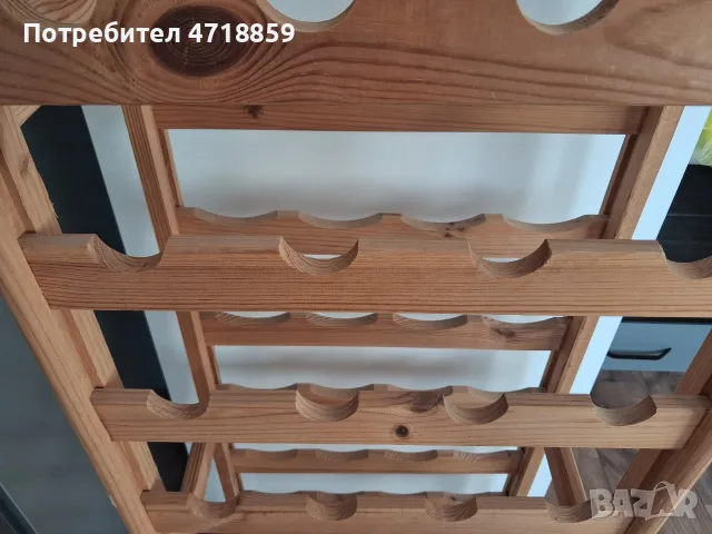 Дървена стойка за вина, снимка 7 - Декорация за дома - 56059171