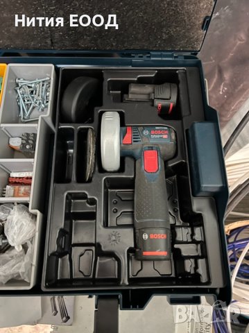 Bosch GWS12V-76 Акумулаторен безчетков ъглошлайф 12V, solo версия, вкл. 3 диска ф76, 06019F2000, снимка 5 - Други инструменти - 40758269