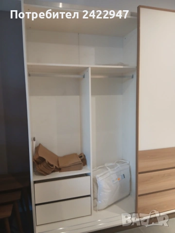 Нов гардероб, скрин и нощни шкафчета, снимка 3 - Гардероби - 53521825