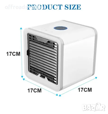 НОВ Портативен Мини преносим климатик за охлаждане с LED 7 цвята, снимка 2 - Аксесоари и консумативи - 50156083