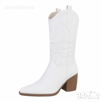 Дамски уестърн и байкърски ботуши, 5цвята , снимка 4 - Дамски ботуши - 47251633