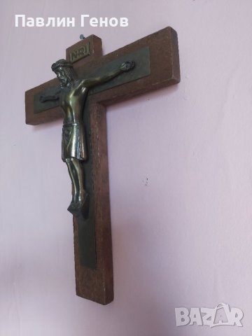 Стар кръст , Исус Христос 25х20см, снимка 8 - Други ценни предмети - 41394506