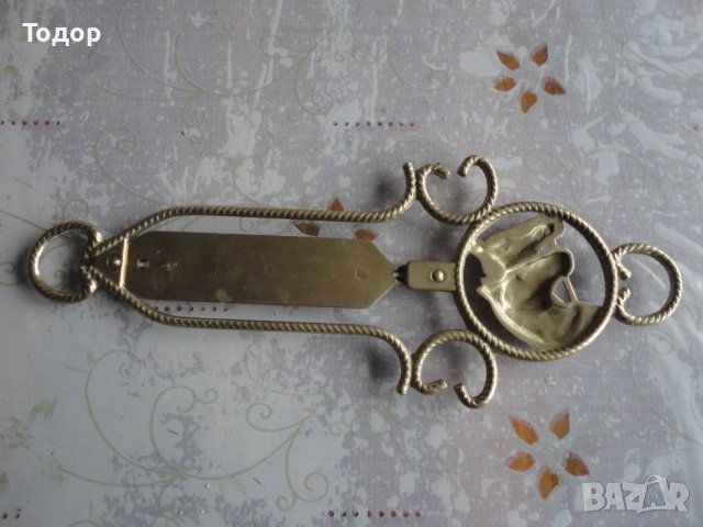 Уникален бронзов термометър с коне , снимка 5 - Други стоки за дома - 39948567