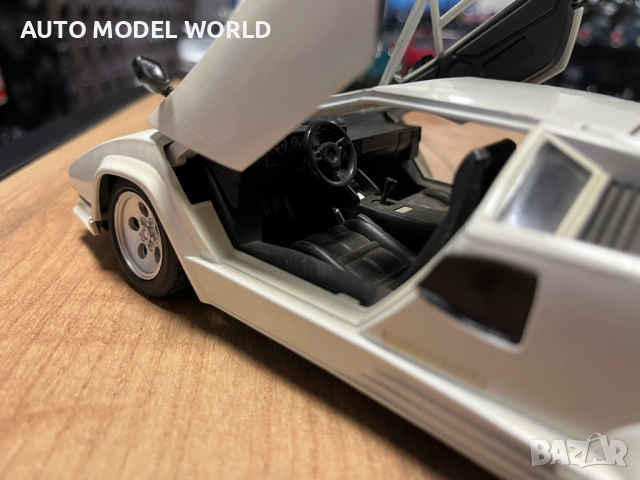 Метална колекционерска количкa модел BBURAGO LAMBORGHINI COUNTACH, снимка 4 - Колекции - 52888157