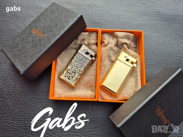 Стилна метална бензинова запалка в подаръчна кутия,два модела No 603, снимка 2 - Запалки - 53873151