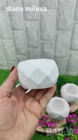 Кашпи от гипсокерамика № 4, снимка 1