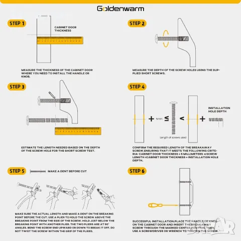 Цена: 1,30 за бройка. Минимална поръчка е 5 бр. Goldenwarm/Amerdeco  Дръжка от неръждаема стомана , снимка 9 - Шкафове - 48838769