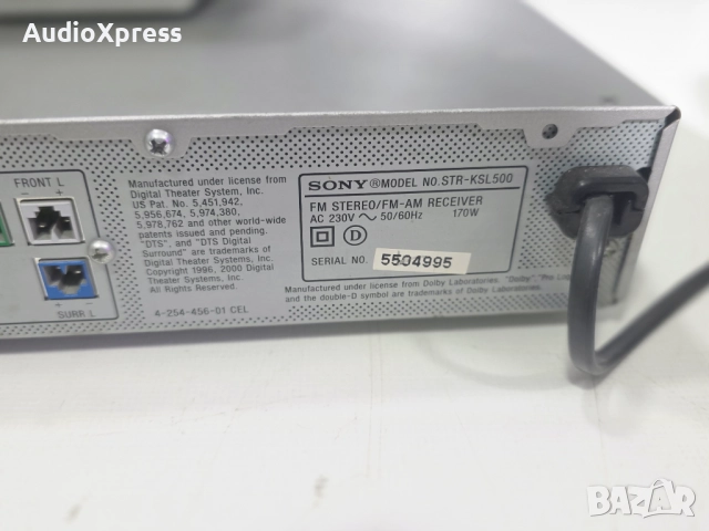 🔊 SONY STR-KSL500 — ЯПОНСКИ ЗВЯР (БЕЗ БУФЕР) 🔊, снимка 7 - Ресийвъри, усилватели, смесителни пултове - 52895626