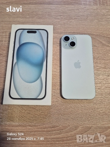 IPhone 15 128GB Батерия 93%, снимка 2 - Apple iPhone - 52569195