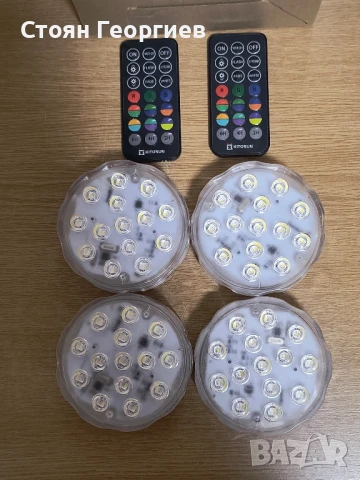 4 броя светещи лед блокчета, снимка 1