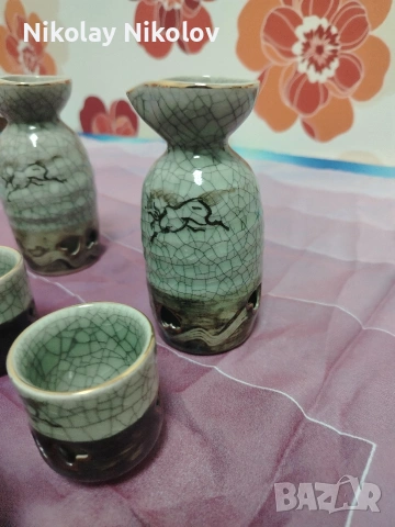 К-за саке Somayaki soma GOLD HORSE HEART, снимка 2 - Сервизи - 53479842