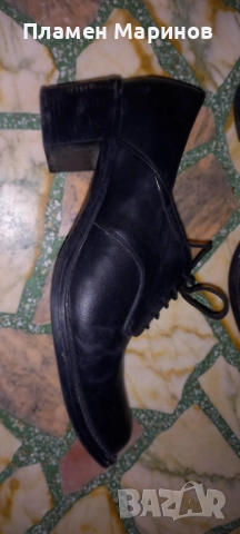 Кожени обувки, снимка 2 - Дамски обувки на ток - 51481655