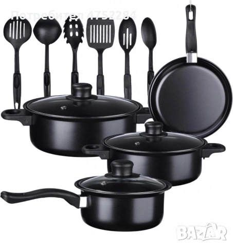 Комплект от 13 части тенджери най - добро качество 