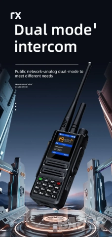 Zello BQ-889 радиостанция 10W с 4g , WiFi, Dual sim POC RADIO - UHF VHF, снимка 1