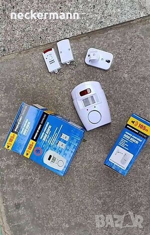 аларма със сензор и две дистанционни за дома безжична, снимка 2 - Други стоки за дома - 35817584