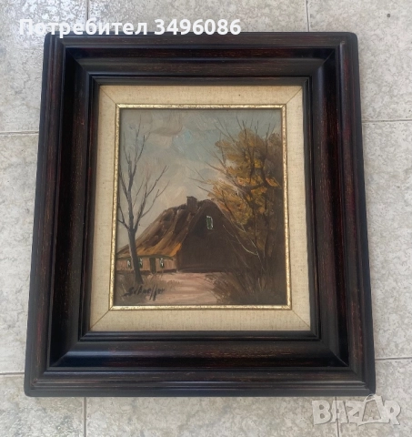 Стара немска картина, снимка 9 - Картини - 51762939