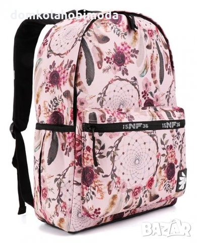 Раница с една преграда и един джоб, Меки презрамки, Подсилен гръб , 30x12x42 см, снимка 3 - Раници - 33889039