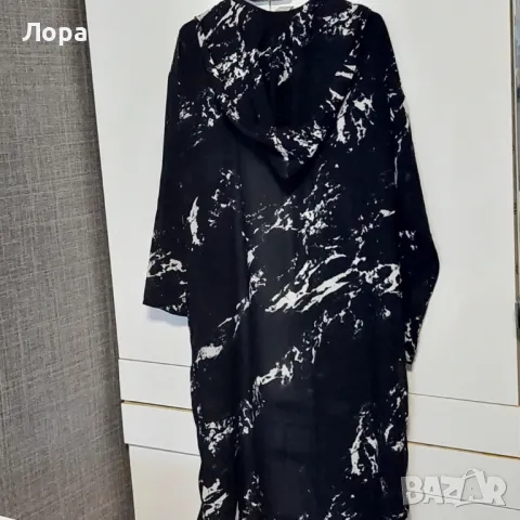 Дълга дамска туника с качулка, снимка 5 - Туники - 48530849