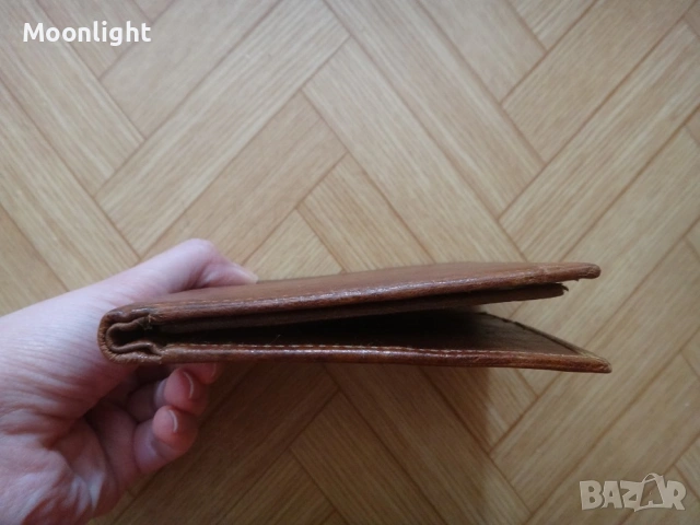 Нов кафяв мъжки кожен портфейл, портмоне от естествена кожа, снимка 9 - Портфейли, портмонета - 53134765