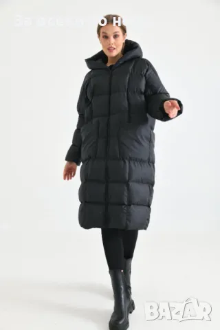 Дамско дълго зимно яке - Налични различни цветове Код LFS134, снимка 5 - Якета - 47685566