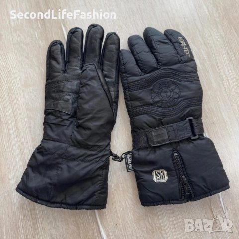 Мъжки ски ръкавици ESKA Gore-tex Vintage, размер XXL, черни, снимка 5 - Зимни спортове - 52497574