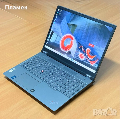 16" FHD Color-Calibrated/Core i9-12950HX/64GB RAM/512GB SSD/RTX A4500 16GB/Lenovo ThinkPad P16, снимка 5 - Лаптопи за работа - 52662605