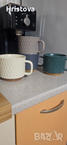 Керамични чаши за чай,капучино,лате, снимка 7 - Чаши - 52839866