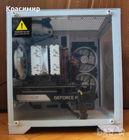 Геймърски компютър Ryzen 5500, GeForce RTX 3060ti,16gb ddr4,1tb ssd, снимка 2 - Геймърски - 52890022