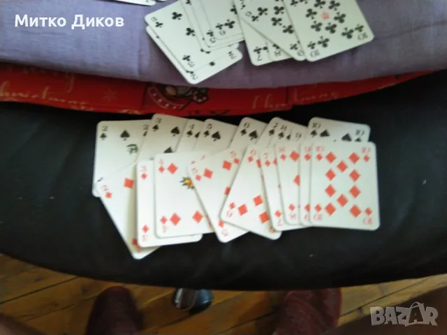 Patience маркови карти нови 2 чифта по 55карти малки 67х45мм, снимка 6 - Карти за игра - 47307978