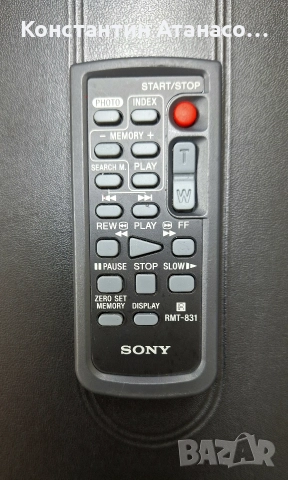 Дистанционо за видеокамери SONY, снимка 3 - Ресийвъри, усилватели, смесителни пултове - 52883867