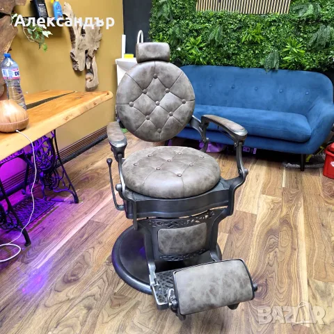 Бръснарски стол, снимка 8 - Столове - 56088230