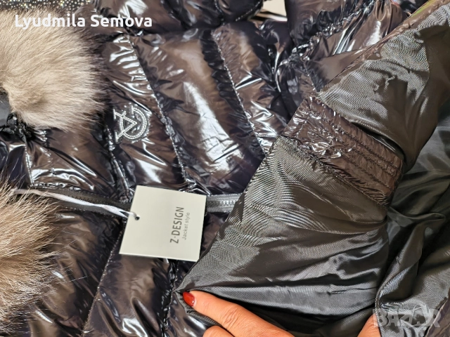 Дамско яке с естествен косъм , снимка 5 - Якета - 51879290