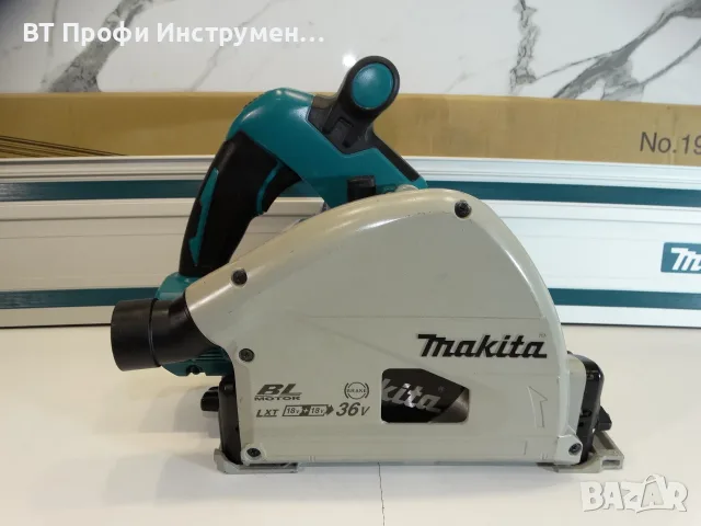 2023 - Makita dsp 600 - Акумулаторенн потапящ циркуляр + шина, снимка 2 - Триони и циркуляри - 55965882