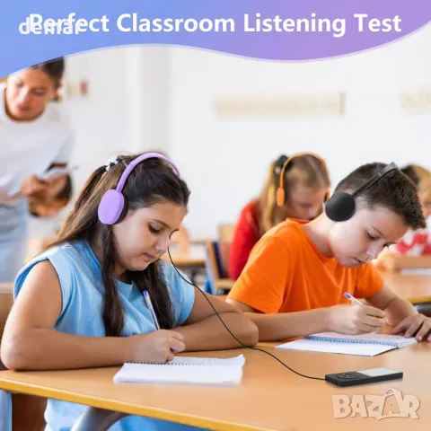 NANONAN Комплект от 12 детски слушалки, многоцветни кабелни детски слушалки, регулируеми с 3,5мм жак, снимка 5 - Слушалки и портативни колонки - 49870013