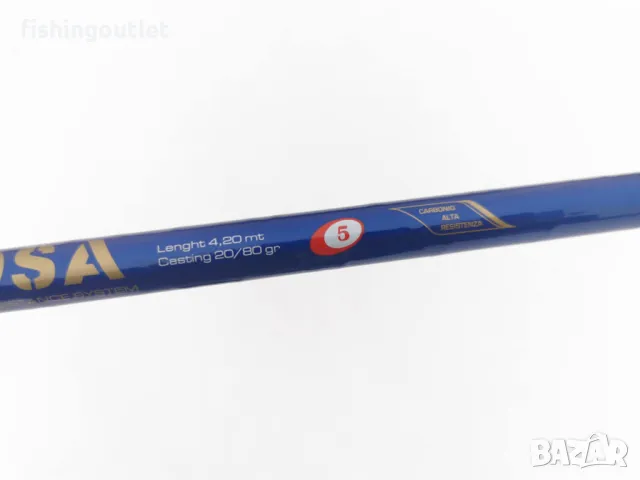 Телемач Osako La Furiosa 4.20m 80gr с коркова дръжка, снимка 5 - Въдици - 49174580