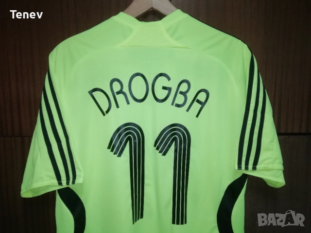 Chelsea Drogba Adidas оригинална нова тениска фланелка екип Челси Дрогба , снимка 3 - Тениски - 52961371