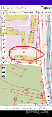 парцел упи 1926кв.м кв Орландовци 