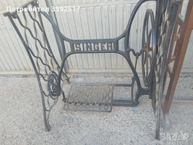 Ретро стойки от оригинални шевни машини, снимка 3 - Антикварни и старинни предмети - 55963048
