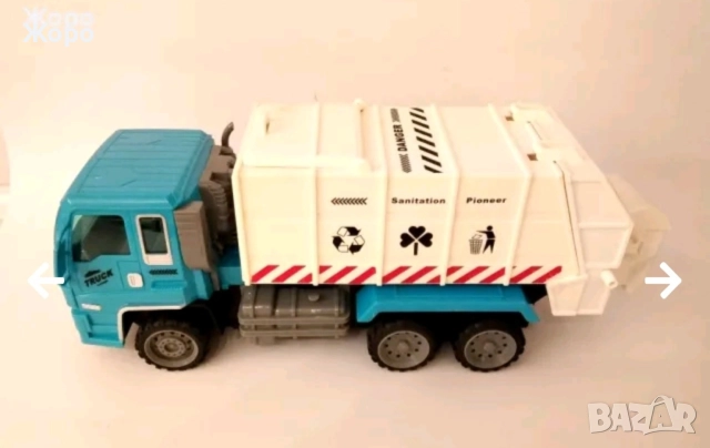 Детски камион самосвал с звук и светлина с дистанционно волан 667110, снимка 6 - Коли, камиони, мотори, писти - 48412029