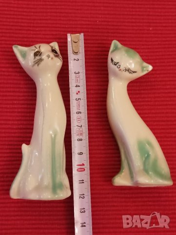 Две порцеланови фигурки, котки. , снимка 8 - Колекции - 44177178