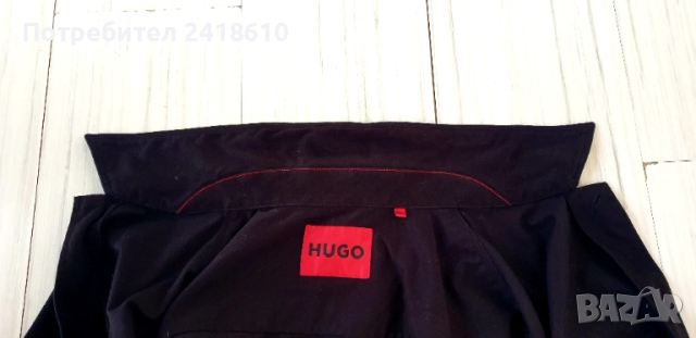 Hugo Boss HUGO Enalu Mens Jacket Size S / M  Пролет - Есен ОРИГИНАЛ! Мъжко Яке - Тип Риза!, снимка 3 - Якета - 52399566