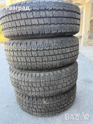Железни джанти  за Mercedes Vito Viano с нови зимни гуми 205/65 R16C, снимка 3 - Гуми и джанти - 56023258