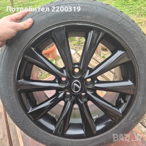 Джанти 5x114.3 17 с летни гуми 